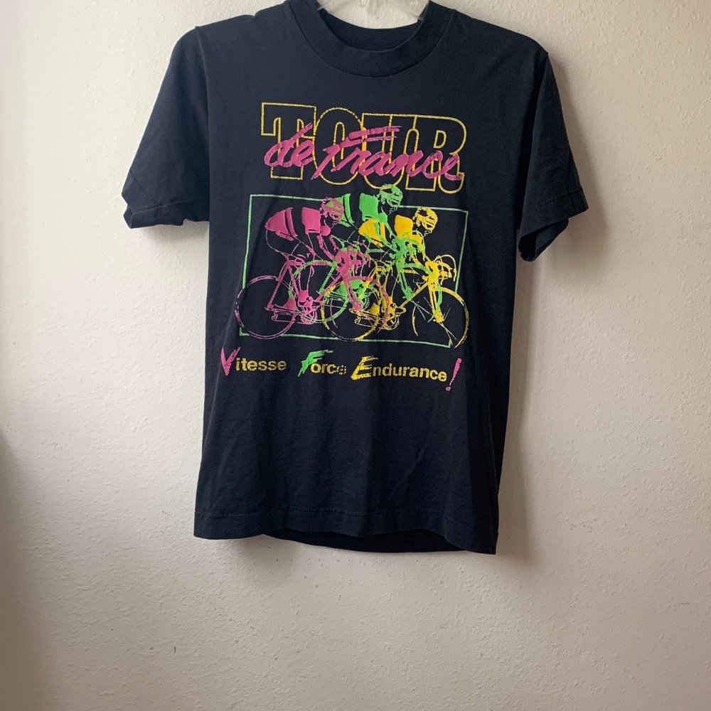 Tour de France Vintage Retro Biking T Shirt